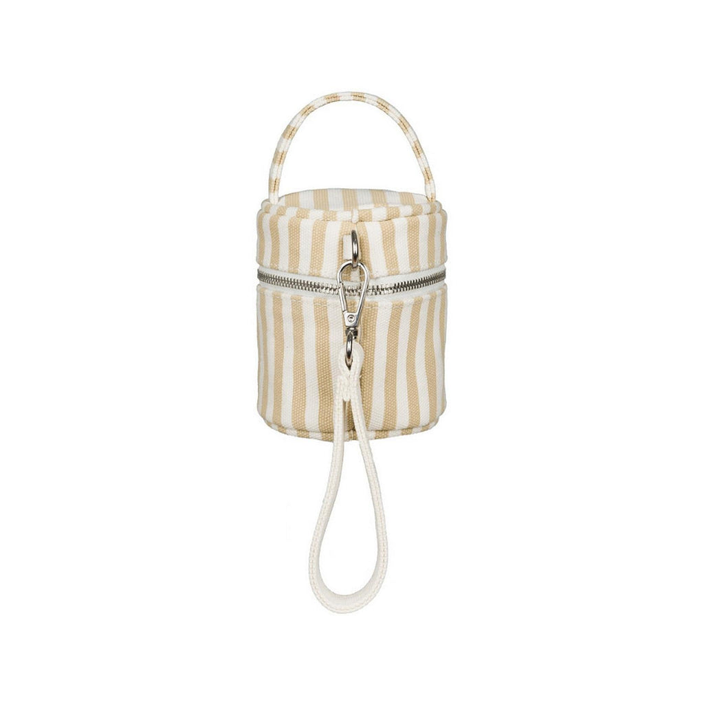 Porte-Tétine En Toile Beige