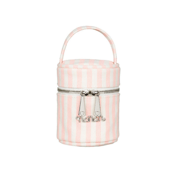 Porte-Tétine En Toile Rose