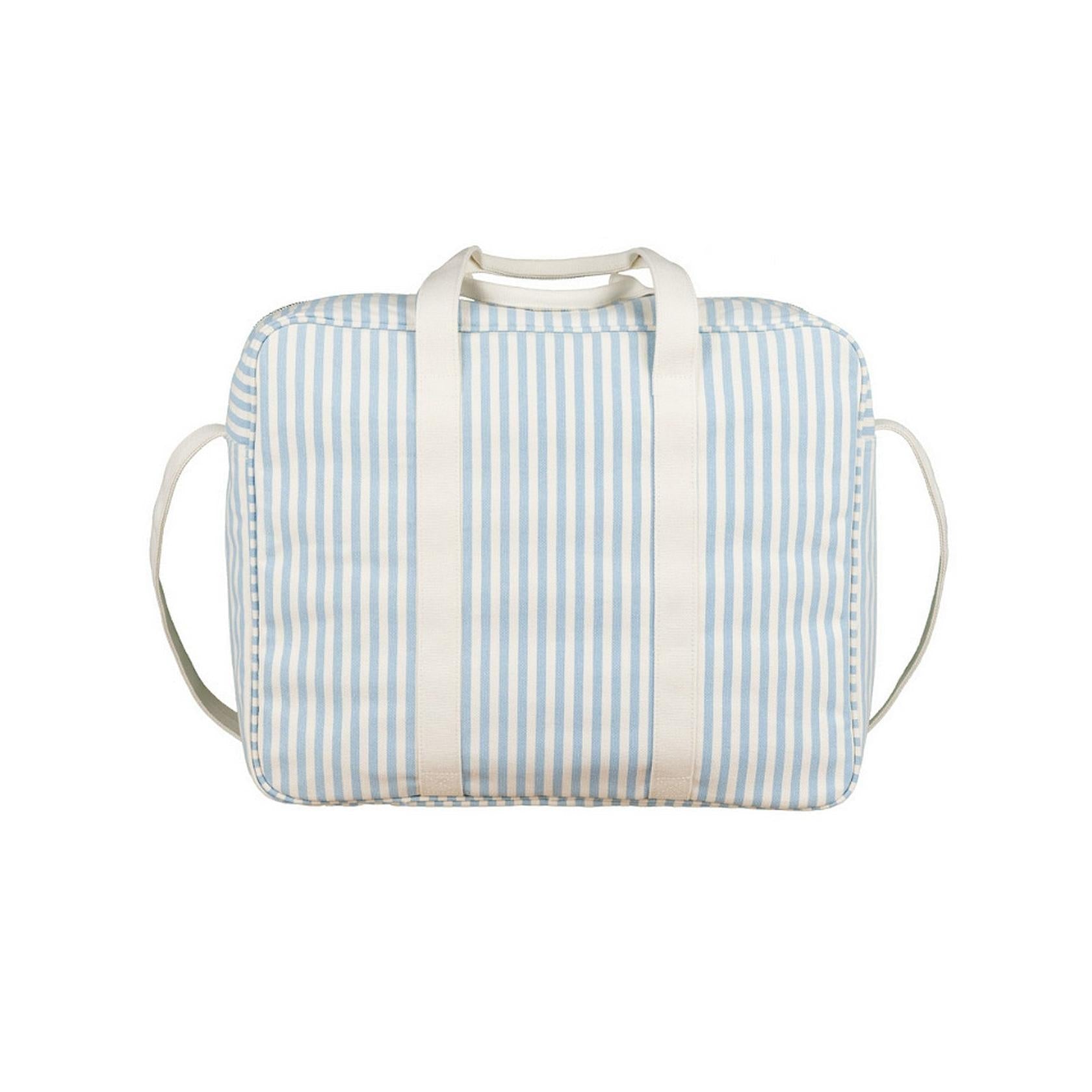 Sac À Langer En Toile Bleue