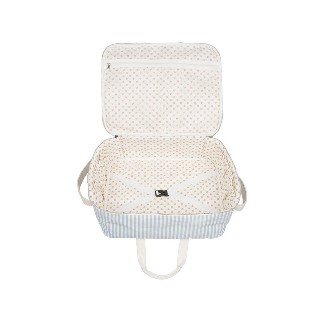 Sac À Langer En Toile Bleue
