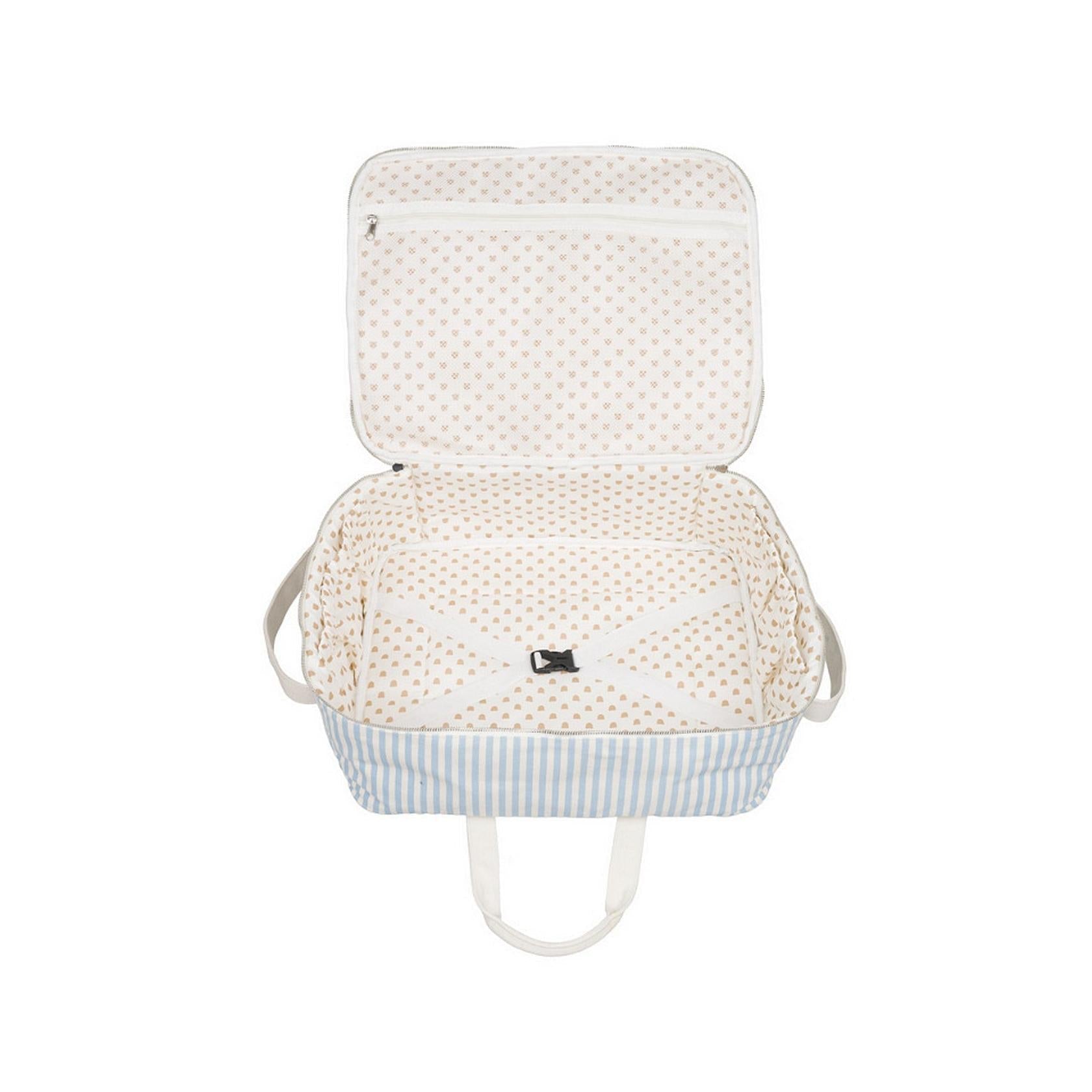 Sac À Langer En Toile Bleue