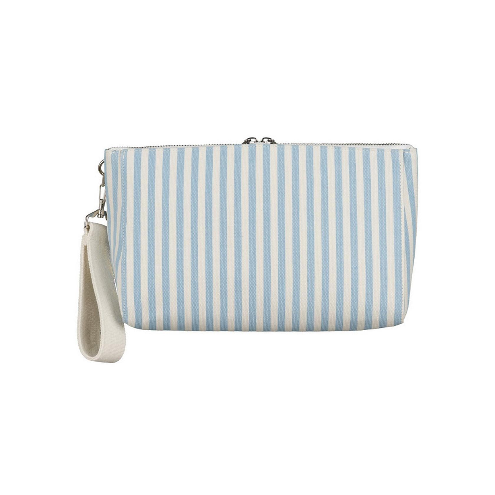 Pochette En Toile Bleue