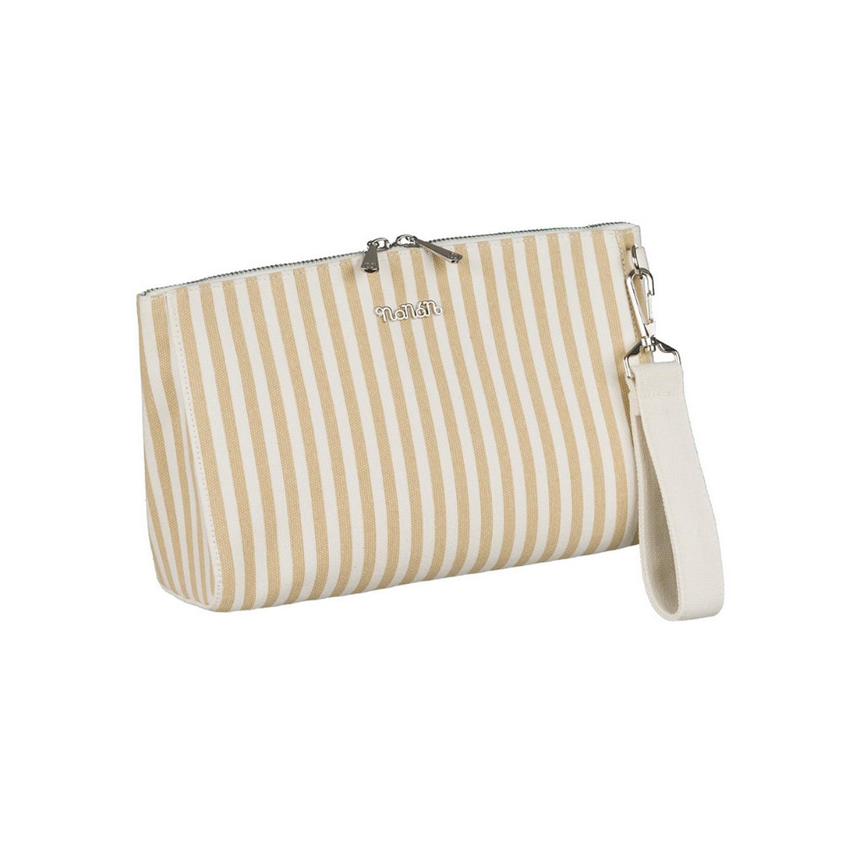 Pochette En Toile Beige