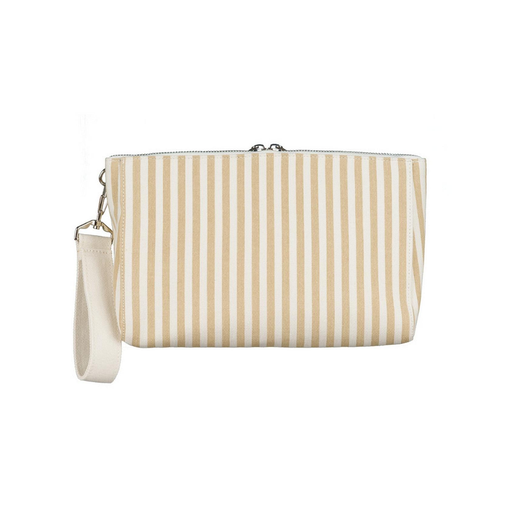 Pochette En Toile Beige