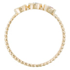 Bague "Trio Précieux 0,11Ct/3" - Or Jaune 375/1000