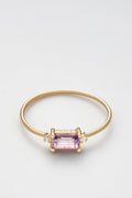 Bague "Darcy" - Or Jaune 375/1000, Semiprecious St Et Zirconium