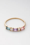 Bague "Hazel" - Or Jaune 375/1000 Et Semiprecious St