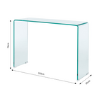 Ginza - Console - Verre Trempé - Transparent