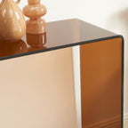 Ginza - Console - Verre Trempé - Ambré