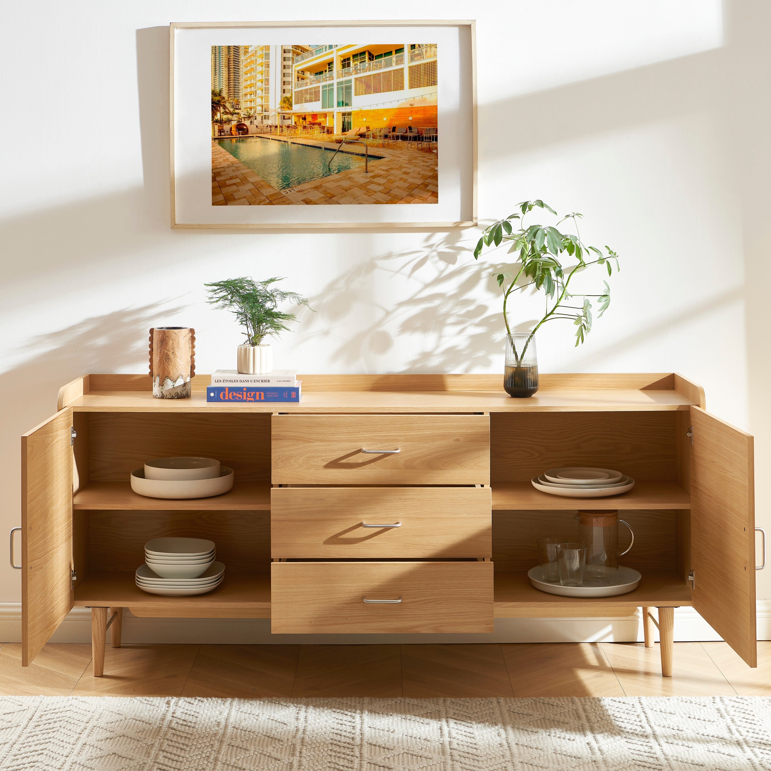 Twiggy - Buffet - Placage Chêne