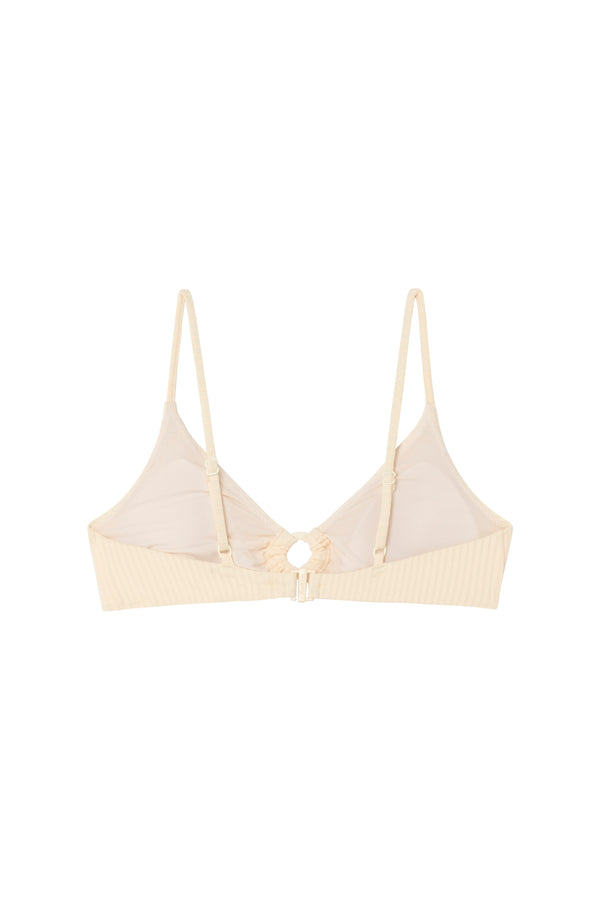 Haut Bikini Ring Ecru - Blanc
