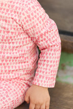 Pyjama - Cœur Rose 100% Coton Organique