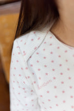 Ensemble - Pyjama 2 Pièces Rose Bébé Imprimé Étoiles