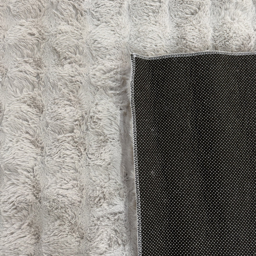 Bubble - Tapis D'Intérieur - Polyester - Gris