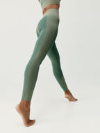 Legging Buddha - Deep Green/Grain - Femme
