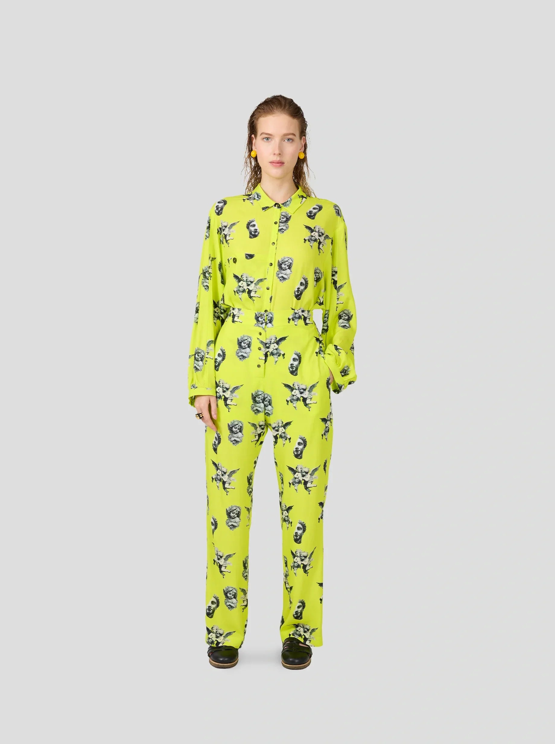 Pantalon Spartacus In Angels Print