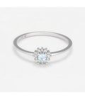 Bague "Céleste" - D0,05/12 Sbt0,13/1 - Or Blanc