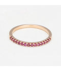 Bague "Color Alliance Rhodolite" - Rh0,28/16 - Or Rose