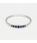 Bague "Bryan" - S0,12/7 - Or Blanc