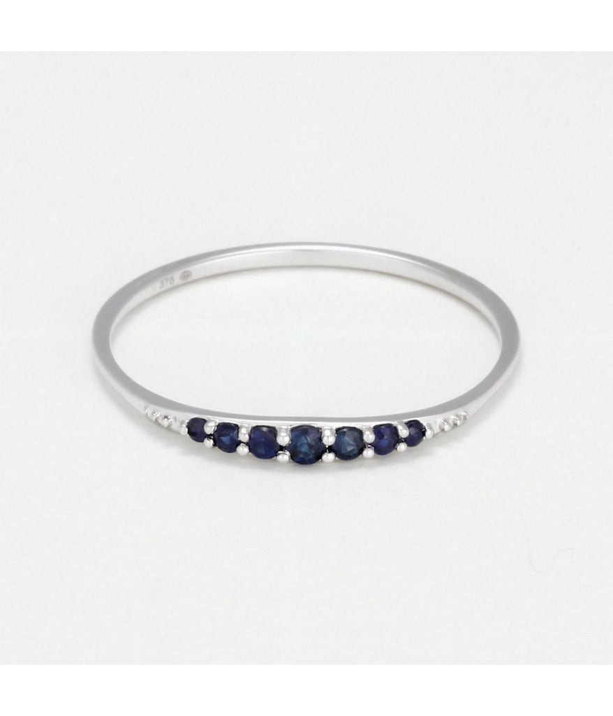 Bague "Bryan" - S0,12/7 - Or Blanc