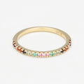 BAGUE "multi colors" D0,02/2 MIX0,22/19