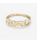 Bague "Tressée" - D0,12/8 - Or Jaune