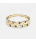 Bague "Tressée" - Lbt0,16/8 - Or Jaune