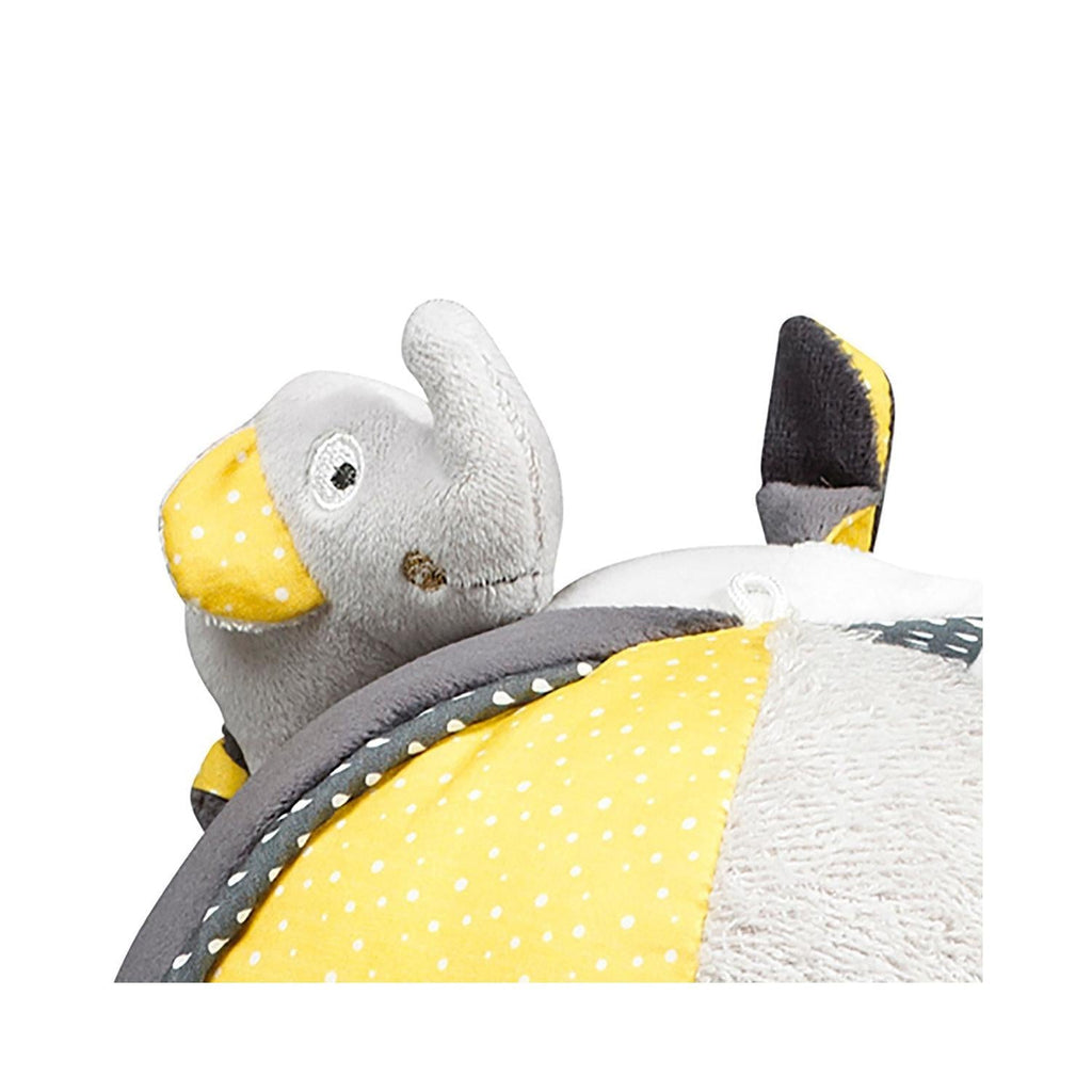 Balle D'Activité Bébé En Velours Gris