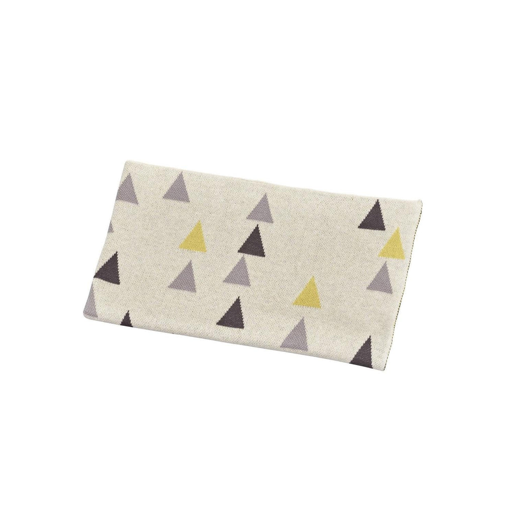 Couverture Maille En Coton Beige