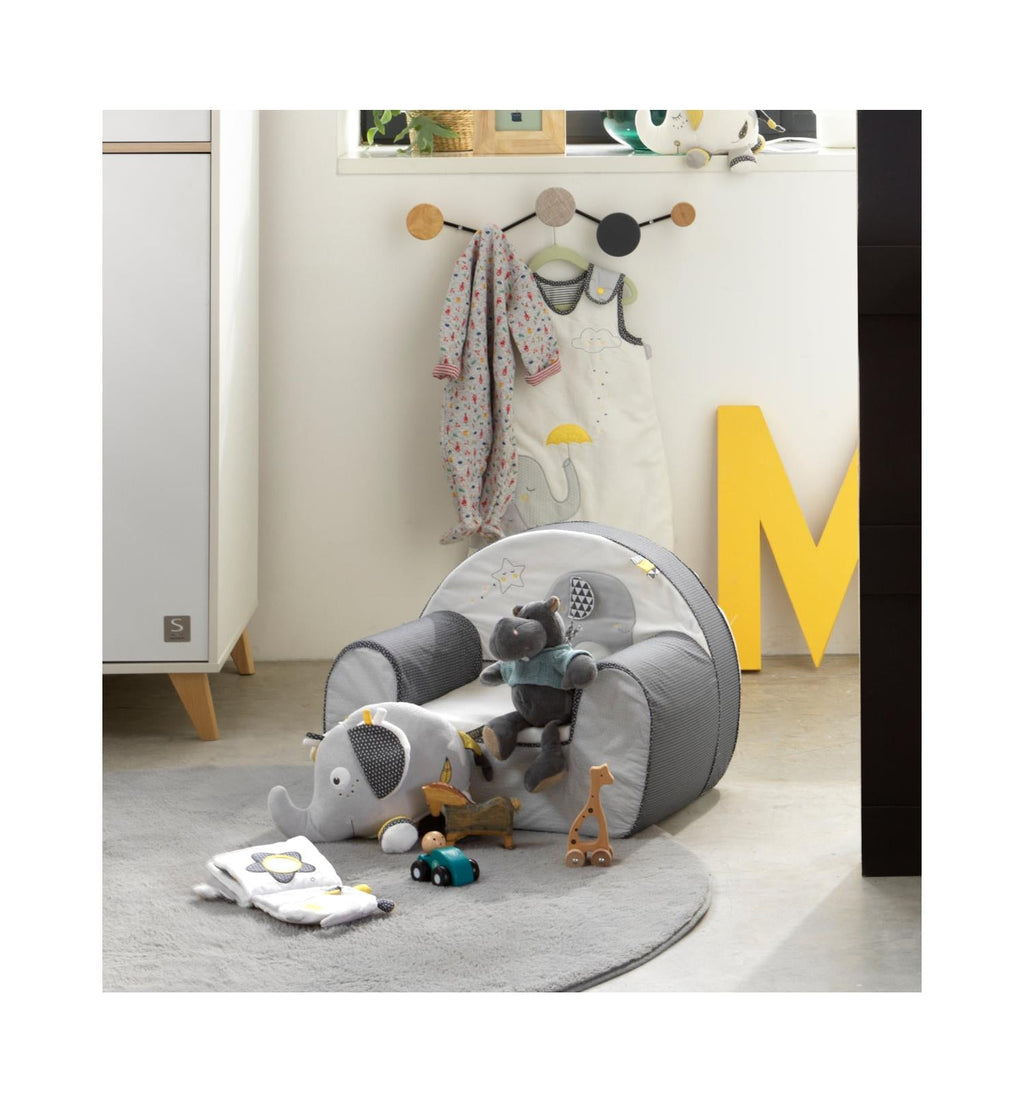 Doudou Eléphant En Velours