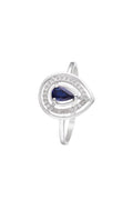 Bague "Océane" D0,09/29 & Saphir 0,30/1