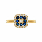 Bague "Volga" D0,03/8 & Saphir 0,58/8