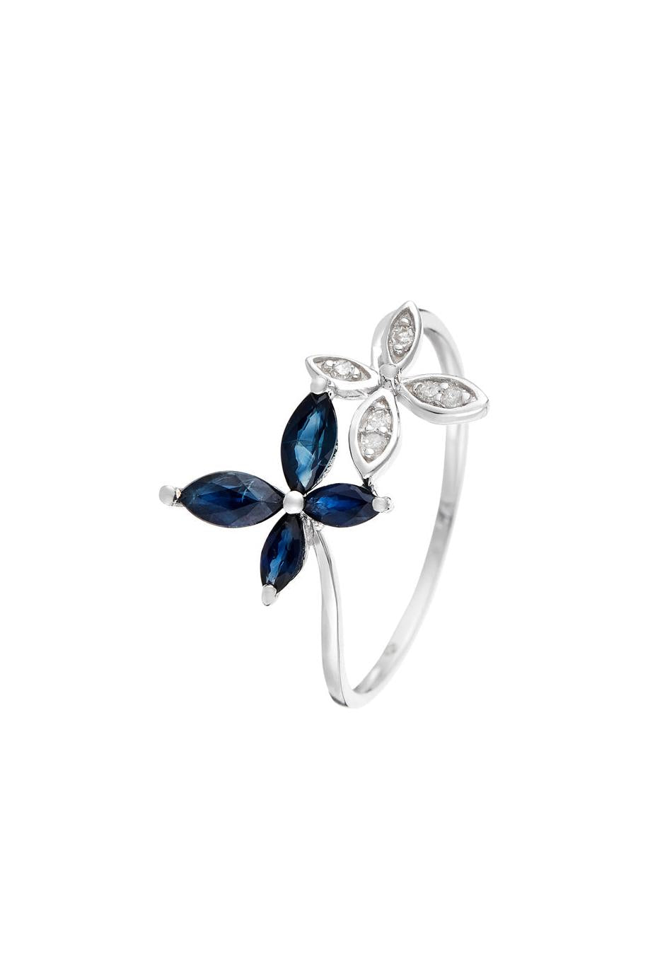Bague "Héméra" D0,032/6 & Saphir 0,686/4