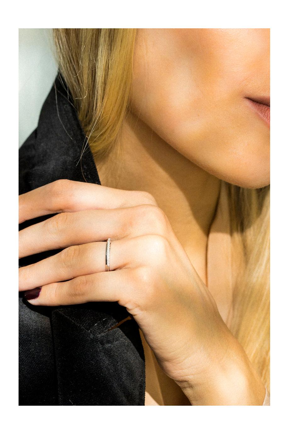 Bague "Alliance Divine" Diamants 0,12/24