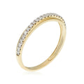 Bague "Alliance Divine" Diamants 0,12/24