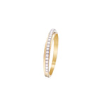 Bague "Alliance Divine" Diamants 0,12/24 - Or Jaune 375/1000