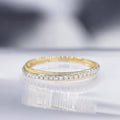 Bague "Alliance Divine" Diamants 0,12/24 - Or Jaune 375/1000