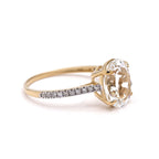 Bague "Héra" D0,313/18 & Topaze Blanche 0,90/1
