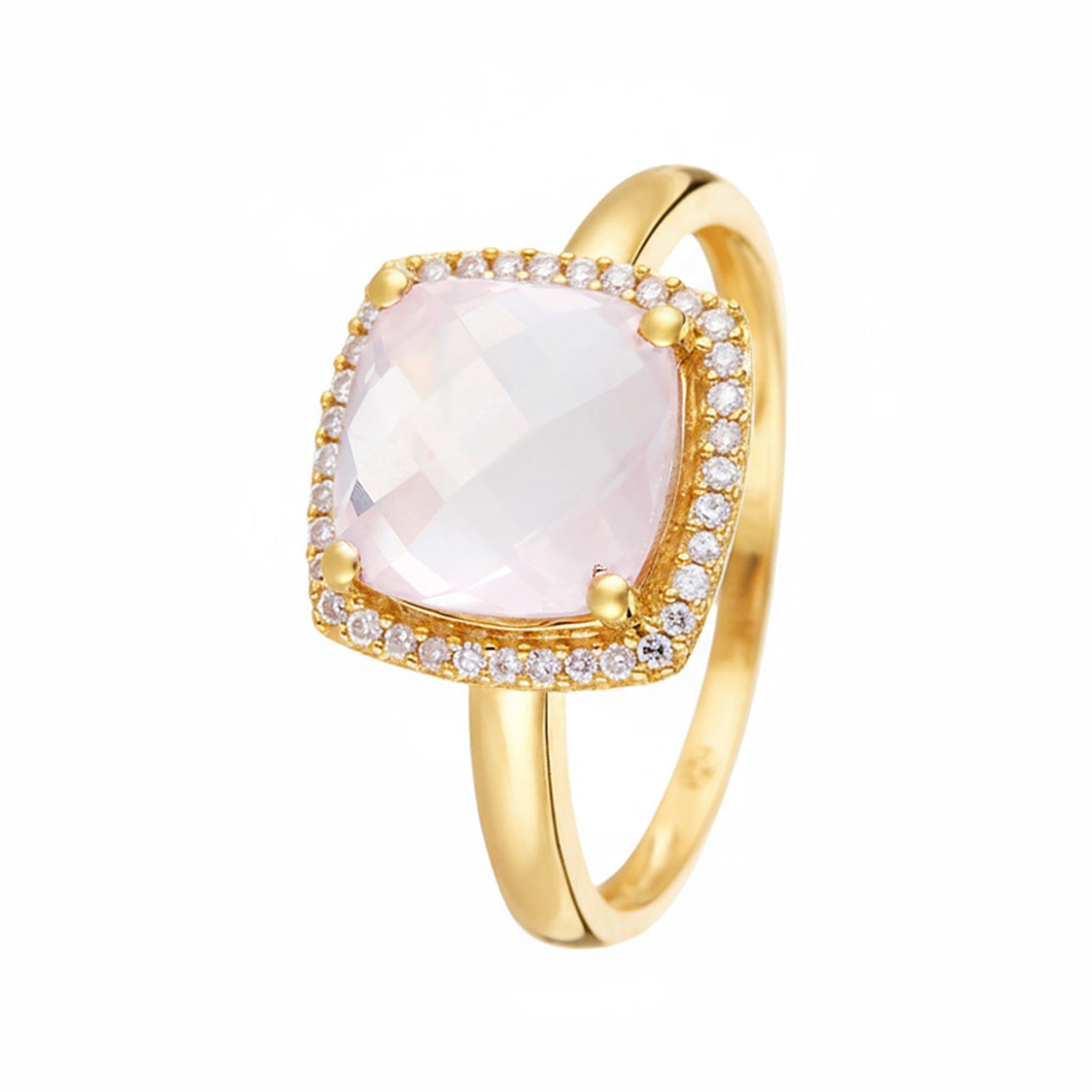 Bague "Quartissime" D0,12/36 & Quartz Rose 2,7/1