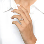 Bague "Quartissime" D0,12/36 & Quartz Rose 2,7/1 - Or Rose 375/1000