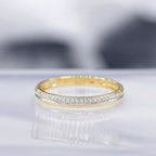 Bague "Suprême" Diamants 0,07/23 - Or Jaune 375/1000