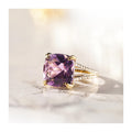 Bague "Pink Fiction" D0,25/40 & Améthyste Rose 7,92/1