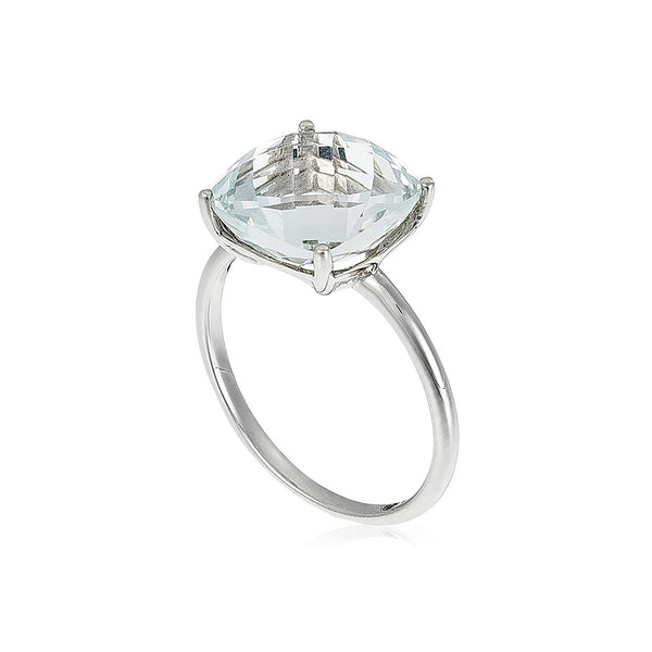 Bague "Amathia" Topaze Blanche 5,5/1
