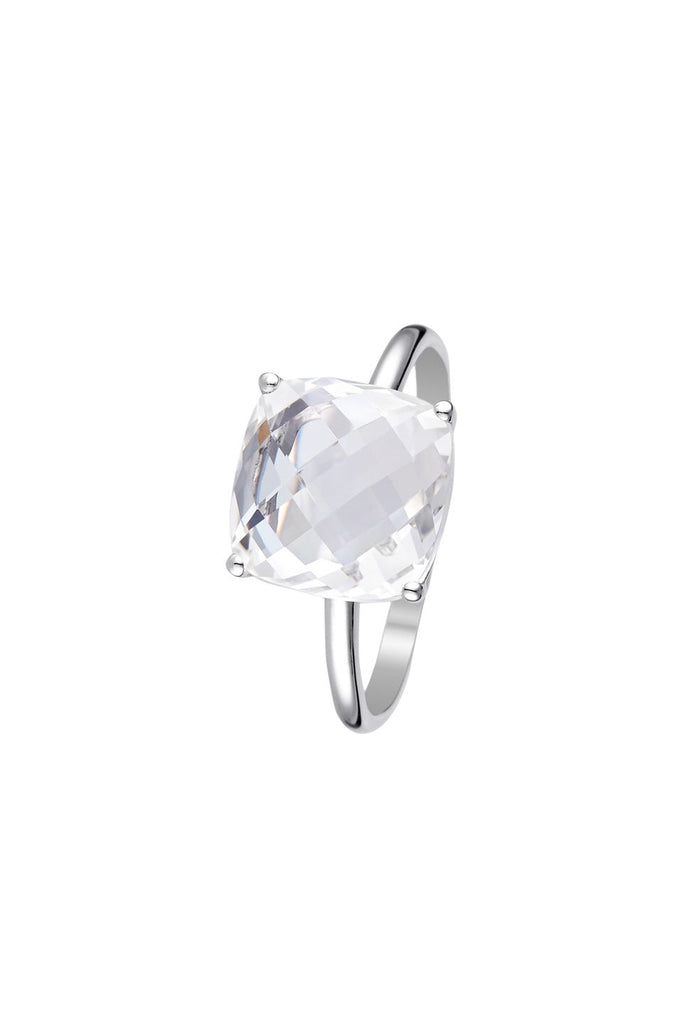 Bague "Amathia" - Topaze Blanche 5,5/1