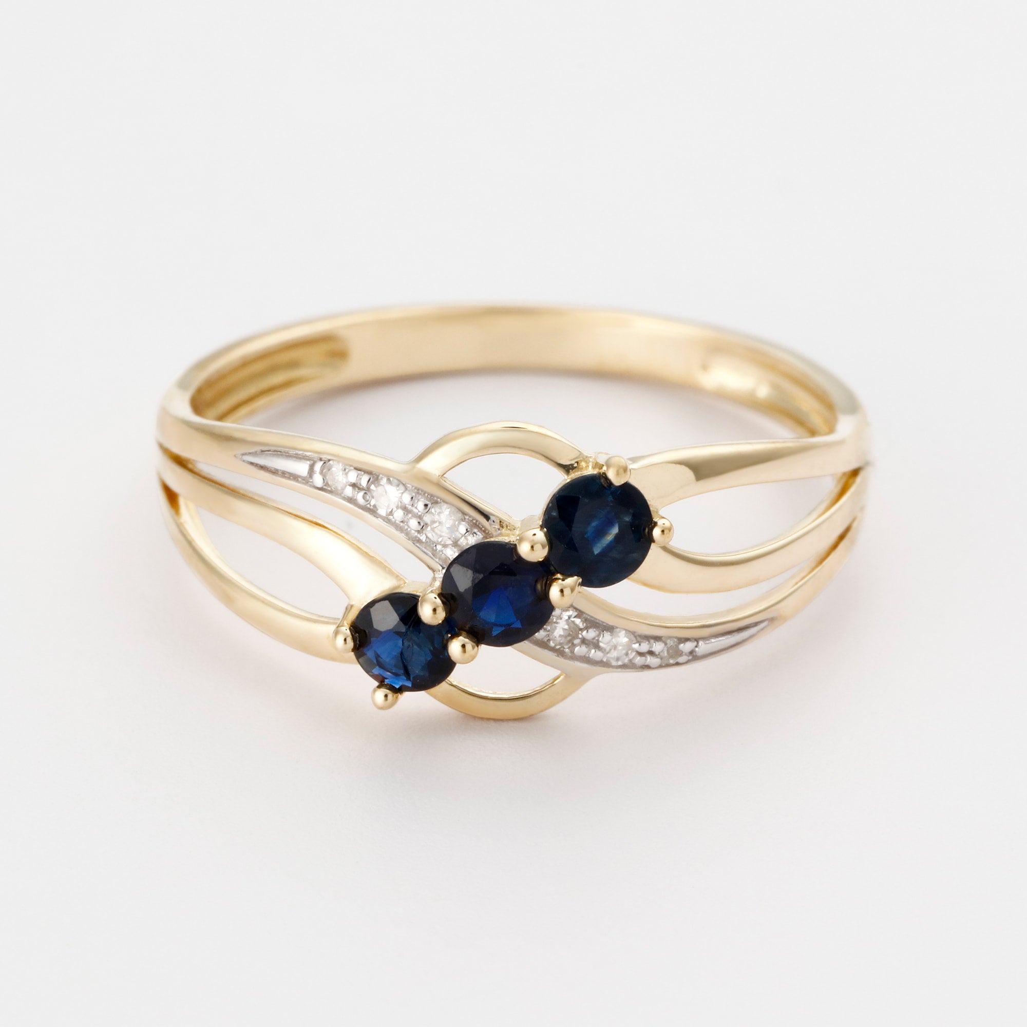 Bague "Lumière Céleste" D0,031/6; Sa0,51/3