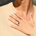Bague "Siquijor" D 0,18/34 Sa 0,94/9 - Or Blanc 375/1000