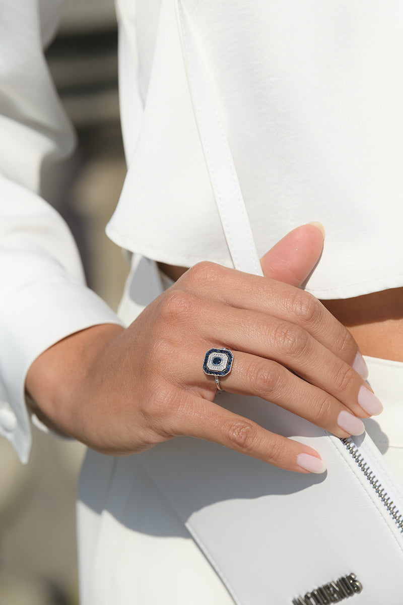 Bague "Hoala" D 0,22/4 Sa 1,072/27