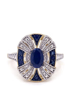 Bague "Lune D'Argent" D0,014/4; Sa0,872/9