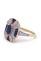 Bague "Lune D'Argent" D0,014/4; Sa0,872/9