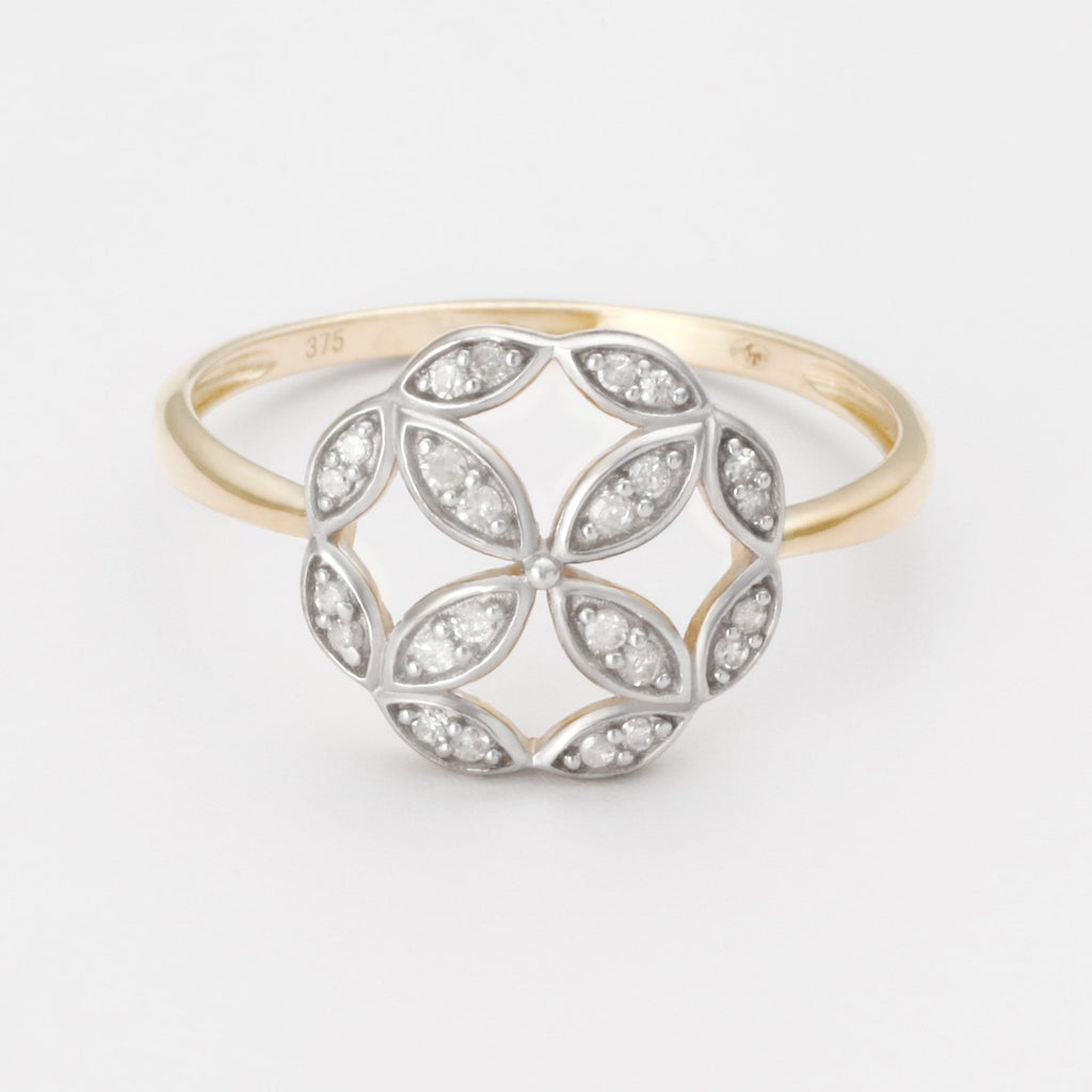 Bague "Rosetta" D0,10/24